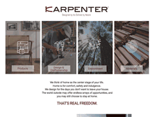 Tablet Screenshot of karpenter.com